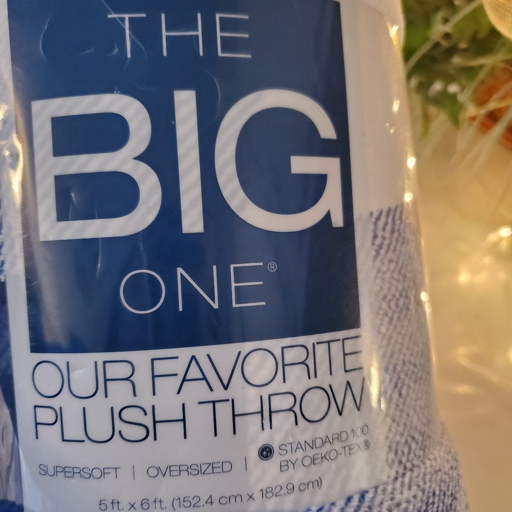 THE BUG ONE BLUE THROW ,NEW FROM Kohls - Picture 5 of 7